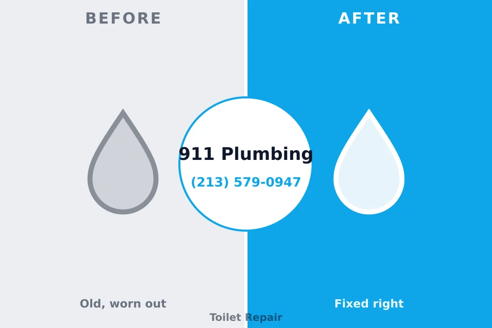 Before and after: plumbing repair Daisetta, TX